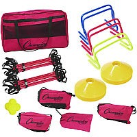 Champion Sports Speed and Agility Kit, with Carry Bag (SAGKIT)