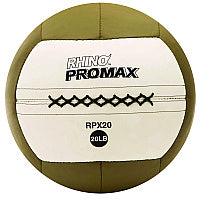 Champion Sports Rhino Promax Medicine Ball, 20 lb, Brown (RPX20)