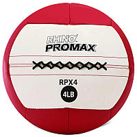 Champion Sports Rhino Promax Medicine Ball, 4 lb, Red (RPX4)