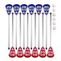 Champion Sports Soft Lacrosse Set, 6 Balls/12 Sticks (LAXSR)
