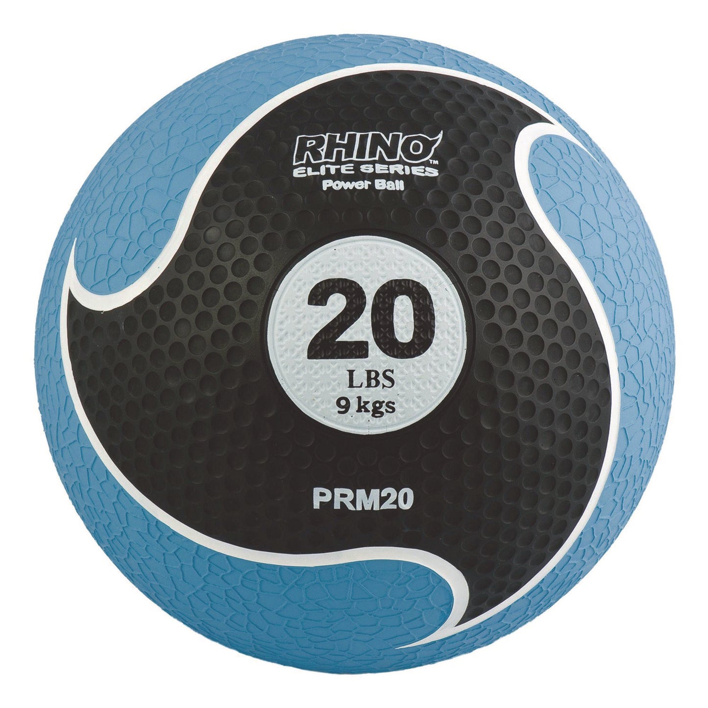 Champion Sports Rhino Elite Medicine Ball, 20 lb, Blue (PRM20)