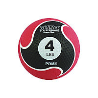 Champion Sports Rhino Elite Medicine Ball, 4 lb, Red (PRM4)