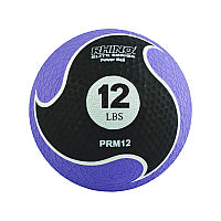 Champion Sports Rhino Elite Medicine Ball, 12 lb, Purple (PRM12)