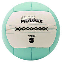 Champion Sports Rhino Promax Medicine Ball, 14 lb, Light Blue (RPX14)