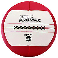 Champion Sports Rhino Promax Medicine Ball, 25 lb, Red (RPX25)