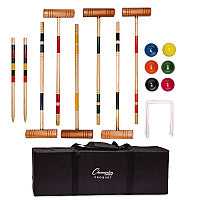 Champion Sports Deluxe Croquet Tournament Set, with Carry Bag (CRQSET)