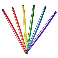 Champion Sports Jump Rope Baton Set, 32", Assorted Colors, 6 Batons/Set (JK6SET)