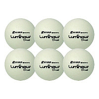 Champion Sports Rhino Skin Luminous Dodgeball Set, 6.3" Diameter, 6/Set (RXLUMSET)