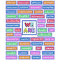 Carson-Dellosa Motivational Bulletin Board Sets, 52-Piece Set, We Stick Together: Motivational, 7.9" x 15", Multicolor (110590)