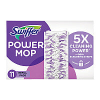 Swiffer PowerMop Mopping Pads, 11.41 x 5.31, 11/Box, 2 Boxes/Carton (12868)