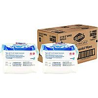 Clorox Healthcare Bleach Germicidal Wipes, 1-Ply, 12 x 12, Unscented, White, 110/Refill, 2 Refills/Carton (30359CT)