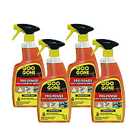 Goo Gone Pro-Power Cleaner, Citrus Scent, 24 oz Spray Bottle, 4/Carton (2180A)