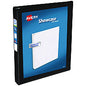 Avery Showcase Economy View Binders with Slant Rings, 3 Rings, 1" Capacity, 11 x 8.5, Black (19600)