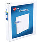 Avery Showcase Economy View Binders with Slant Rings, 3 Rings, 1.5" Capacity, 11 x 8.5, White (19651)