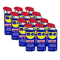 WD-40 Smart Straw Spray Lubricant, 11 oz Aerosol Can, 12/Carton (490040)