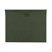 Universal Hanging File Folders, Letter Size, 1/5-Cut Tabs, Standard Green, 25/Box (UNV14115)