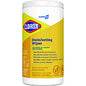 Clorox Disinfecting Wipes, 1-Ply, 7 x 8, Lemon Fresh, White, 75/Canister (15948EA)