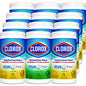 Clorox Disinfecting Wipes, 1-Ply, 7 x 8, Fresh Scent/Citrus Blend, White, 75/Canister, 3/Pack, 4 Packs/Carton (30208)