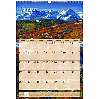 AT-A-GLANCE Scenic Monthly Wall Calendar, Landscape Photography, 15.5 x 22.75, White/Multicolor Sheets, 12-Month (Jan-Dec): 2026 (DMW20128)