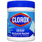 Clorox Zero Splash Bleach Packs, Regular, 12 Tabs/Pack, 6 Packs/Carton (31371)