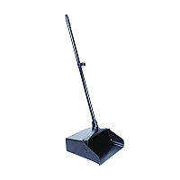 Boardwalk(R) Lobby Dust Pan, Plastic/Aluminum, Black/Silver, Each (BWK02600)