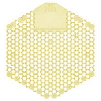 Fresh Products Wave 3D Urinal Deodorizer Screen, Citrus Scent, Yellow, 10/Box (3WDS60CITBX)