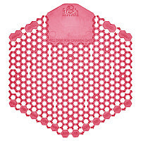 Fresh Products Wave 3D Urinal Deodorizer Screen, Spiced Apple Scent, Red, 10/Box (3WDS60SAP)