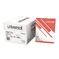 Universal Copy Paper Convenience Carton, 92 Bright, 20 lb Bond Weight, 8.5 x 11, White, 500 Sheets/Ream, 8 Reams/Carton (UNV21208)