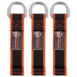 ergodyne Squids 3706 Web Tool Tether Attachment with D-Ring Tool Tails, 5 lb Max Working Capacity, 5.5" Long, Black, 3/Pack (19710)