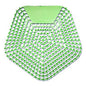 Boardwalk Anti-Splash Urinal Screen, Cucumber Twist Scent, Green, 0.11 oz, 10/Box (1005)
