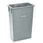 Alpine Slim 23 Gallon Indoor Trash Can, Plastic, Gray (477GRY)