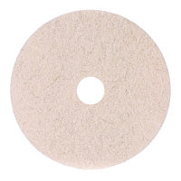 Boardwalk(R) High-Speed Floor Pads, 19" dia, Natural Hair, 5 Pads (BWK4019NHE)