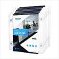 AdirOffice Suction-Mount Acrylic Window Sign Holders, 8.5 x 11, Clear, 12 Sign Holders (6398511WSH12)