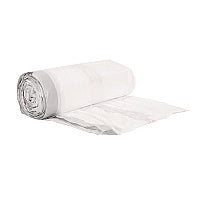 Boardwalk(R) Drawstring Kitchen Bags, 13 Gallon, White, 24" x 28", 100 Bags (BWK1DK100)
