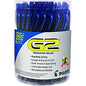 Pilot G2 Premium Gel Pen Convenience Pack, Retractable, Fine 0.7 mm, Blue Ink, Smoke/Blue Barrel, 36/Pack (84066)