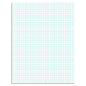Ampad Quadrille Pads, Quadrille Rule (4 sq/in), 50 White (Standard 15 lb Bond) 8.5 x 11 Sheets (22030C)