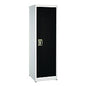 AdirOffice Steel Storage Locker, 1 Compartment, 15 x 15 x 48, Black (I62901BLK)