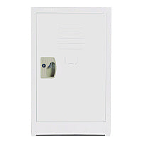 AdirOffice Steel Storage Locker, 1 Compartment, 15 x 15 x 24, White (I62902WHI)