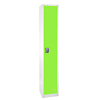 AdirOffice Steel Storage Locker, 1 Compartment, 12 x 12 x 72, Green (I629201GRN)