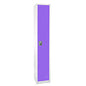 AdirOffice Steel Storage Locker, 1 Compartment, 12 x 12 x 72, Purple (I629201PUR)
