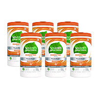 Seventh Generation Botanical Disinfecting Wipes, 7 x 8, Lemongrass Citrus, 70 Count, 6/Carton (22813CT)