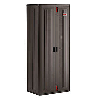 Suncast Commercial Tall Storage Cabinet, Five Shelves: One Fixed, Four Adjustable, 30" x 20.25" x 72", Gray (BMCCPD7204)