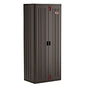 Suncast Commercial Tall Storage Cabinet, Five Shelves: One Fixed, Four Adjustable, 30" x 20.25" x 72", Gray (BMCCPD7204)