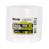 Sellars Absorbent Materials TOOLBOX WaterWeave T600 Wipers, 1-Ply, 11.8 x 12.8, White, 1,100 Sheets/Roll (68300)