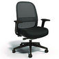 Alera Kempton Ergonomic Fabric Mesh Swivel Task Chair, Supports Up to 275 lb, 18.31 to 22.17 Seat Height, Black Seat/Back/Base (ALEKP42BME17)