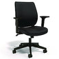 Alera Wessex Ergonomic Fabric Task Chair, Supports Up to 275 lb, 17.13 to 20.83 Seat Height, Black Seat/Back, Black Base (ALEWX4217)