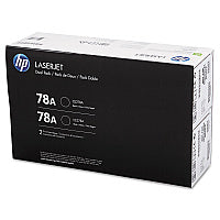 HP 78A, (CE278D) 2-Pack Black Original LaserJet Toner Cartridges (CE278AD)