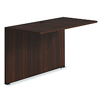 Alera Seville Series Bridge Return, 48w x 24d x 29h, Mahogany (SVBR4824MY)