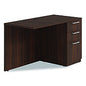 Alera Seville Series Desk Return with Pedestal, Right, 48" x 24" x 29", Mahogany (SVRRP4824MY)