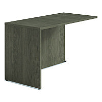 Alera Seville Series Return Shell, Reversible, 48" x 24" x 29", Walnut (SVRS4824WA)